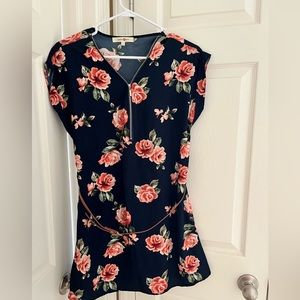 Flowered tunic